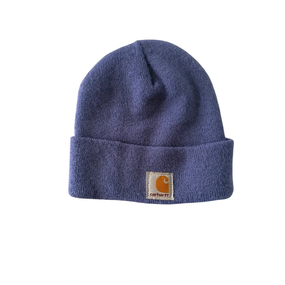 Carhartt Youth Acrylic Watch Hat Beanie Periwinkle Blue CB8905 L186 OSFM